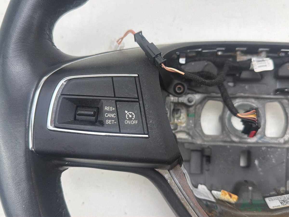 2014-2017 Maserati Ghibli Black Steering Wheel W/Audio Cruise Switches OEM
