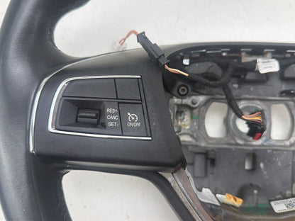 2014-2017 Maserati Ghibli Black Steering Wheel W/Audio Cruise Switches OEM