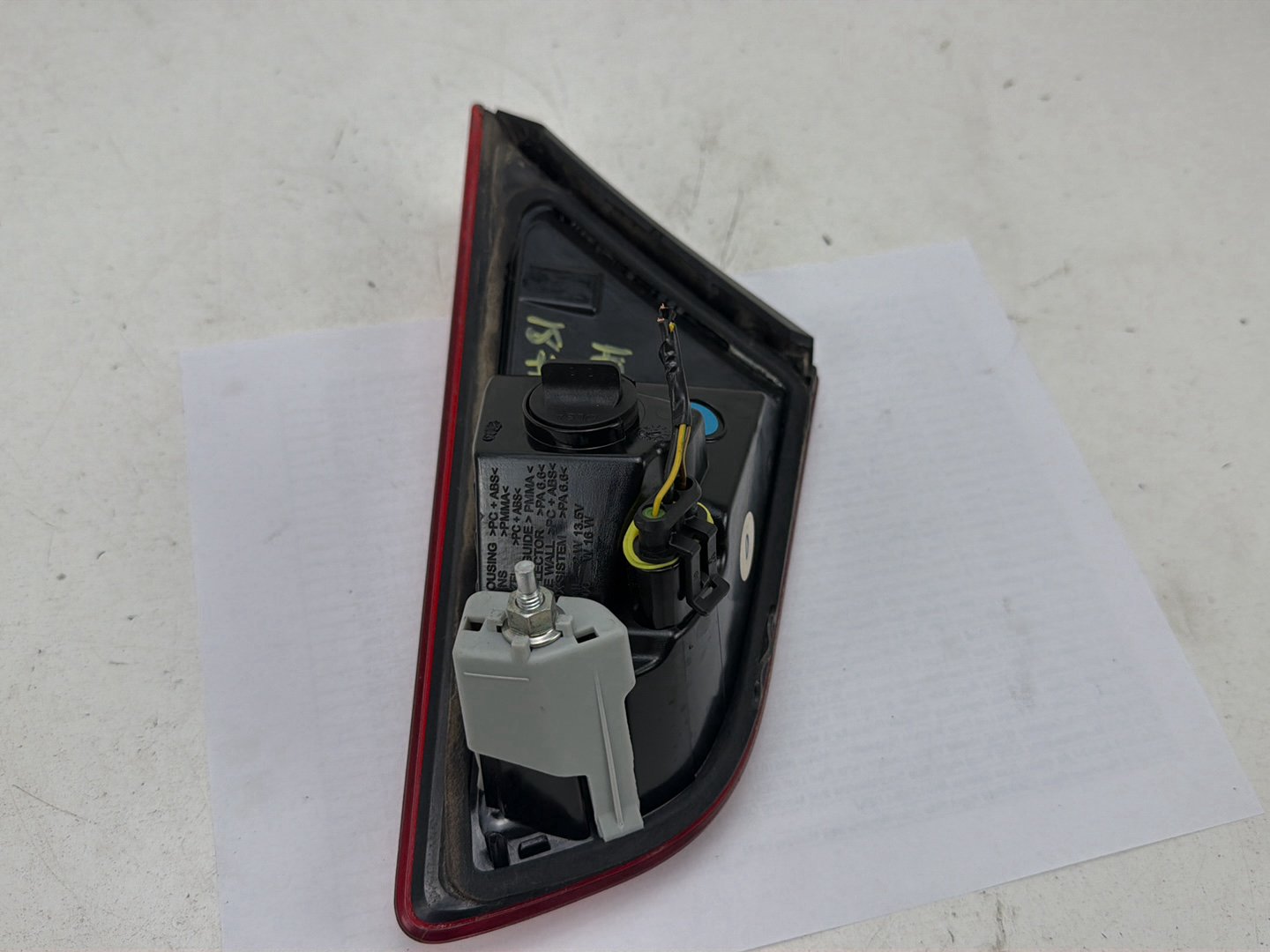 2014-2017 Maserati Ghibli Rear Left Driver Side Inner Tail Light 03553000 OEM