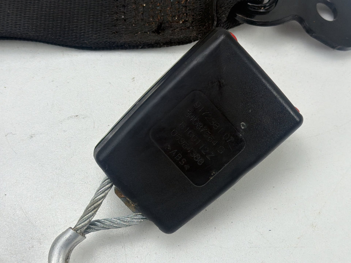 2011-2013 BMW 550i xDrive F10 Rear Seat Belt Triple Buckle Catch 72117244836 OEM