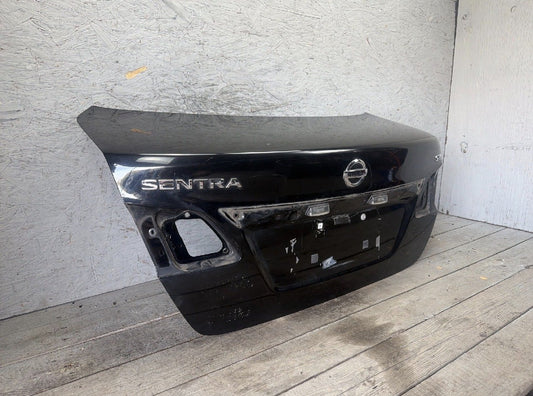 2013-2019 Nissan Sentra SV Rear Trunk Lid Shell Decklid Assembly Black OEM