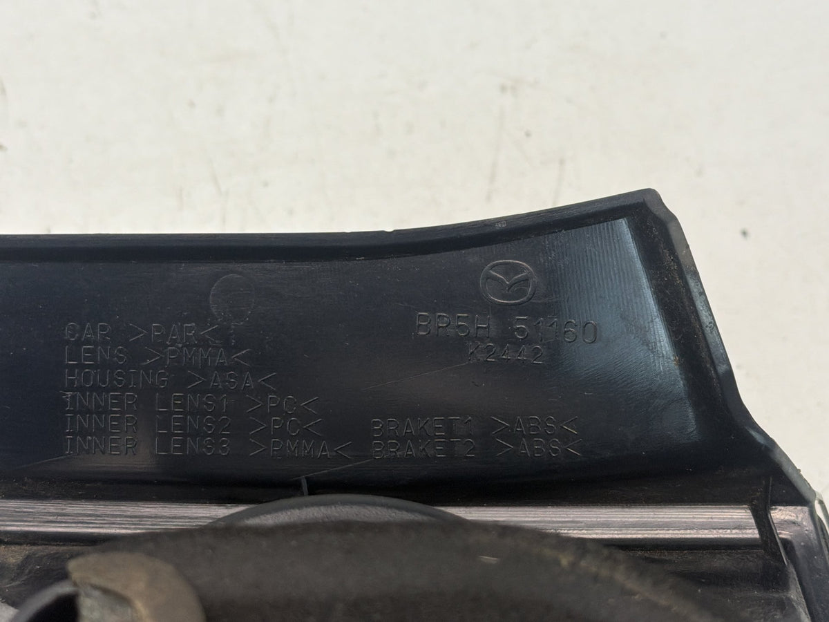 2007-2009 Mazda 3 Sedan Left Driver Side Quarter Panel Mounted Tail Light OEM