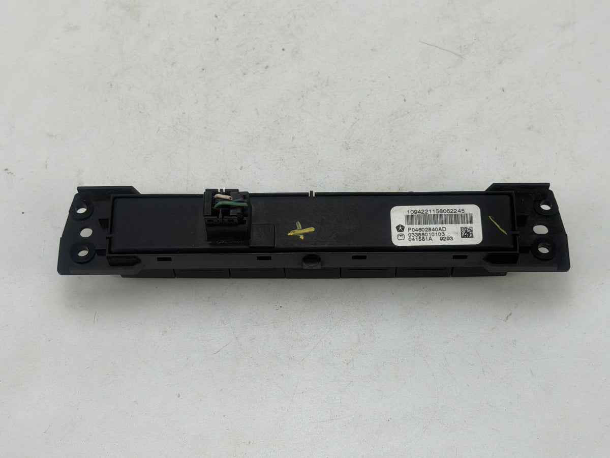 2008-2010 Jeep Grand Cherokee Seat Heated Control Switch P04602840AD OEM
