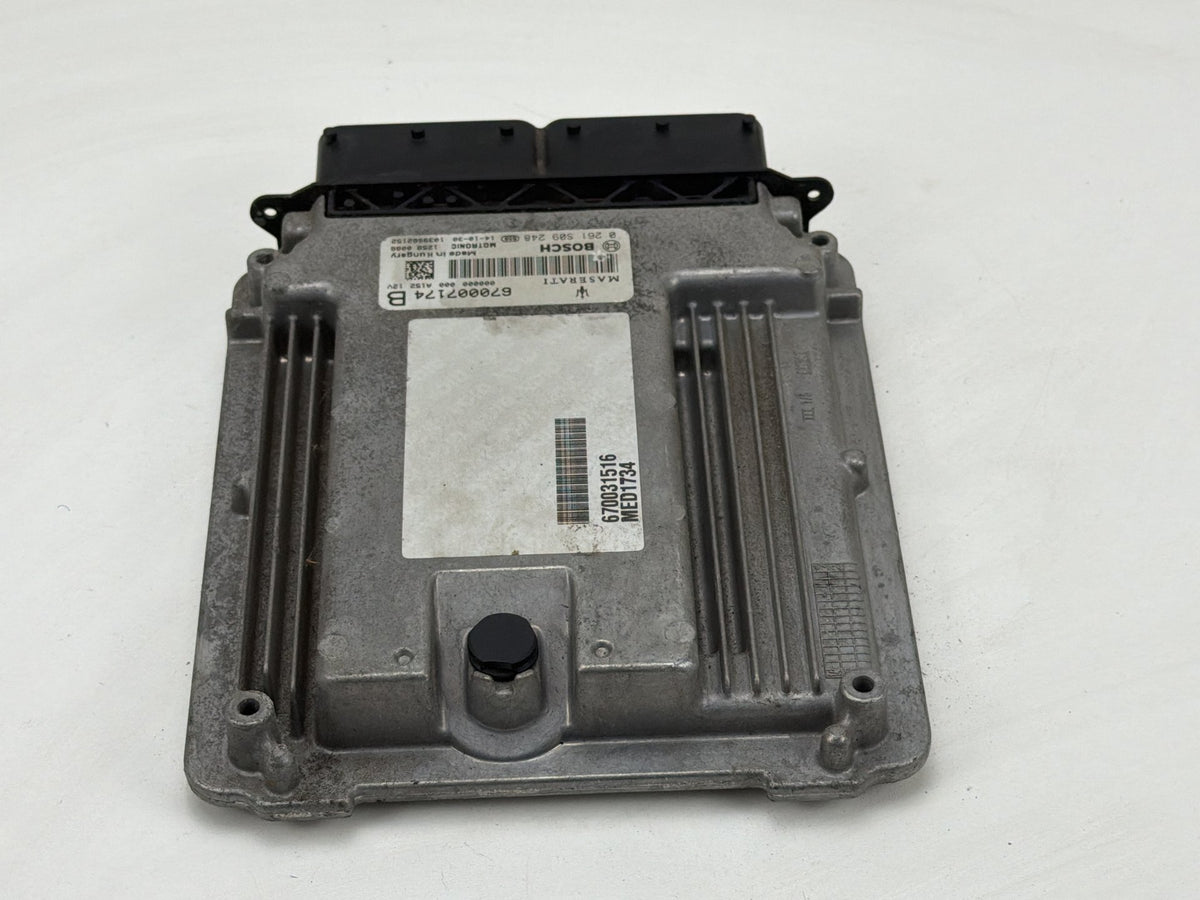 2014-2017 Maserati Quattroporte 3.0L V6 Engine Control Module ECU 670031516 OEM
