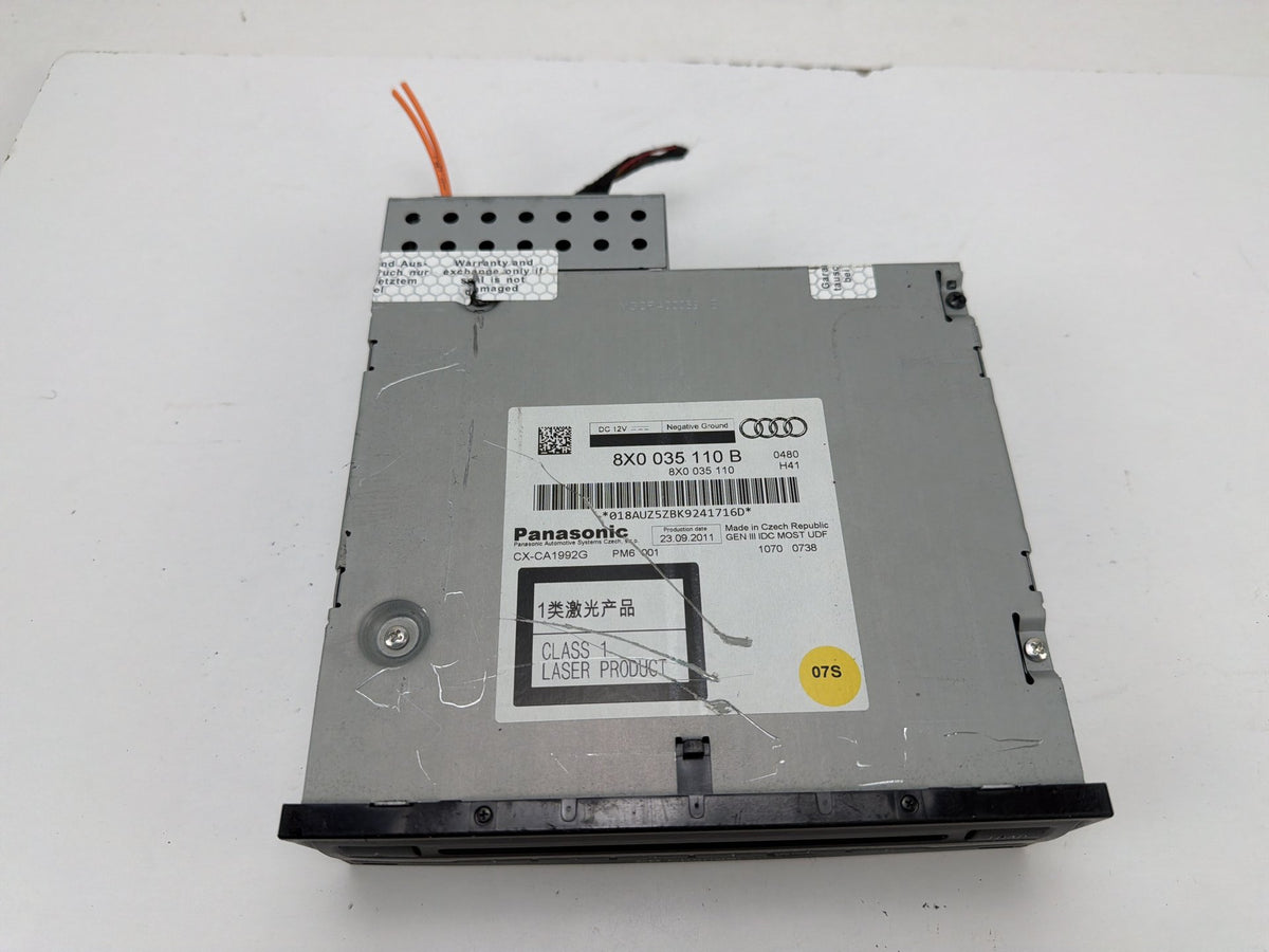 2012-2015 Audi A7 Quattro 4G - CD Changer 6 Disc Player 8X0 035 110 B OEM