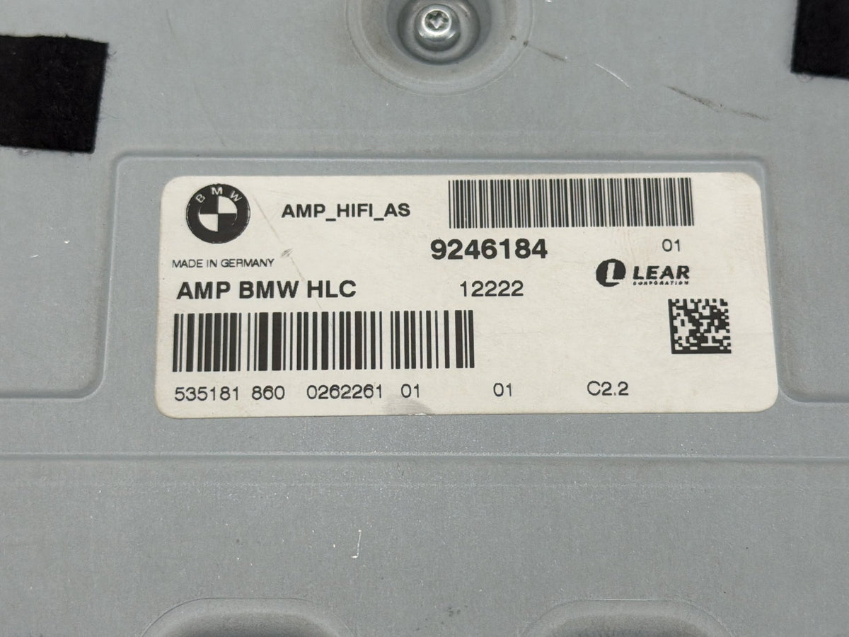 2011 BMW 335i xDrive Audio Equipment Radio Amplifier AMP 9246184 OEM