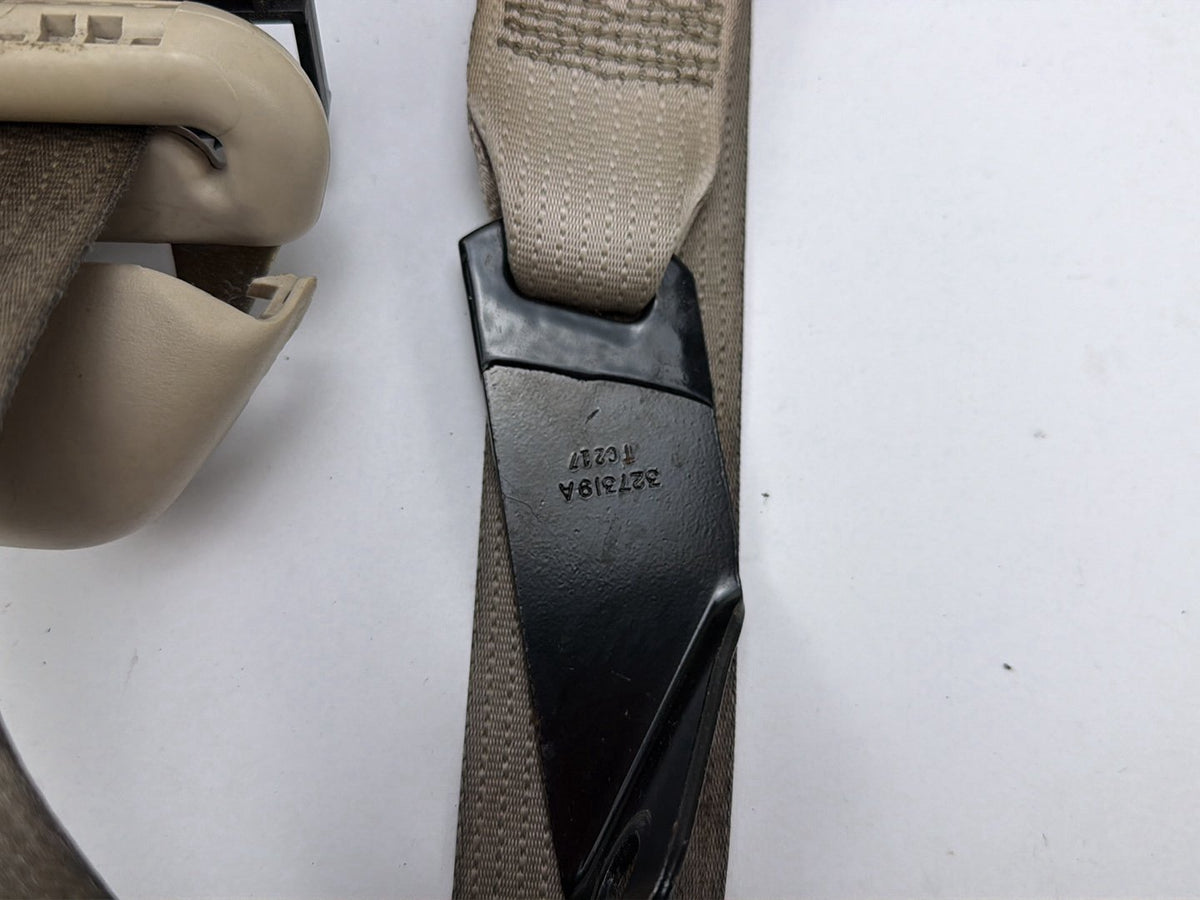 2003-2006 Lincoln Navigator Front Left Side Seat Belt Retractor w/ Guide Tan OEM