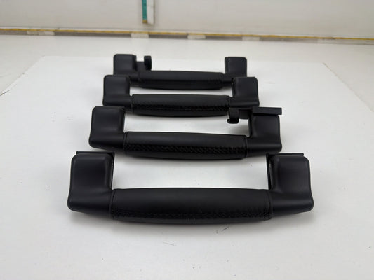 2014-2021 Maserati Quattroporte Roof Grab Handles Set of 4 Black Leather OEM