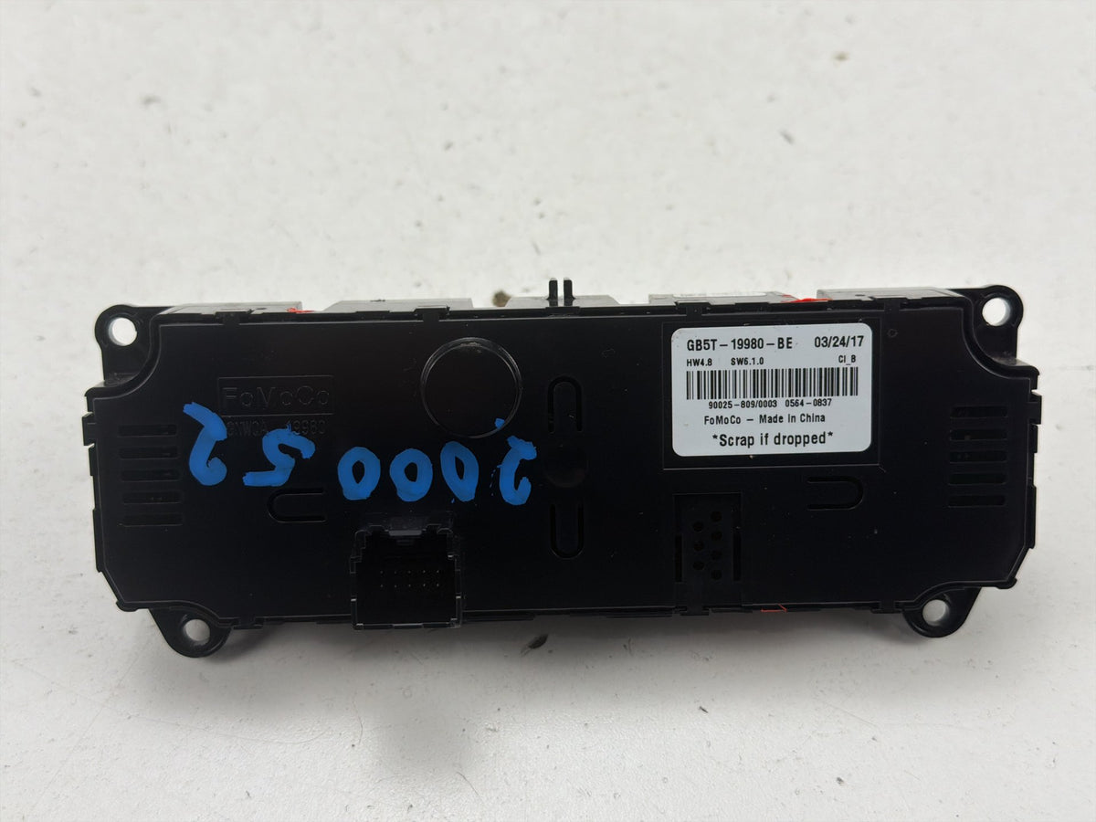2016-2019 Ford Explorer Climate AC Heater Temperature Control Panel OEM