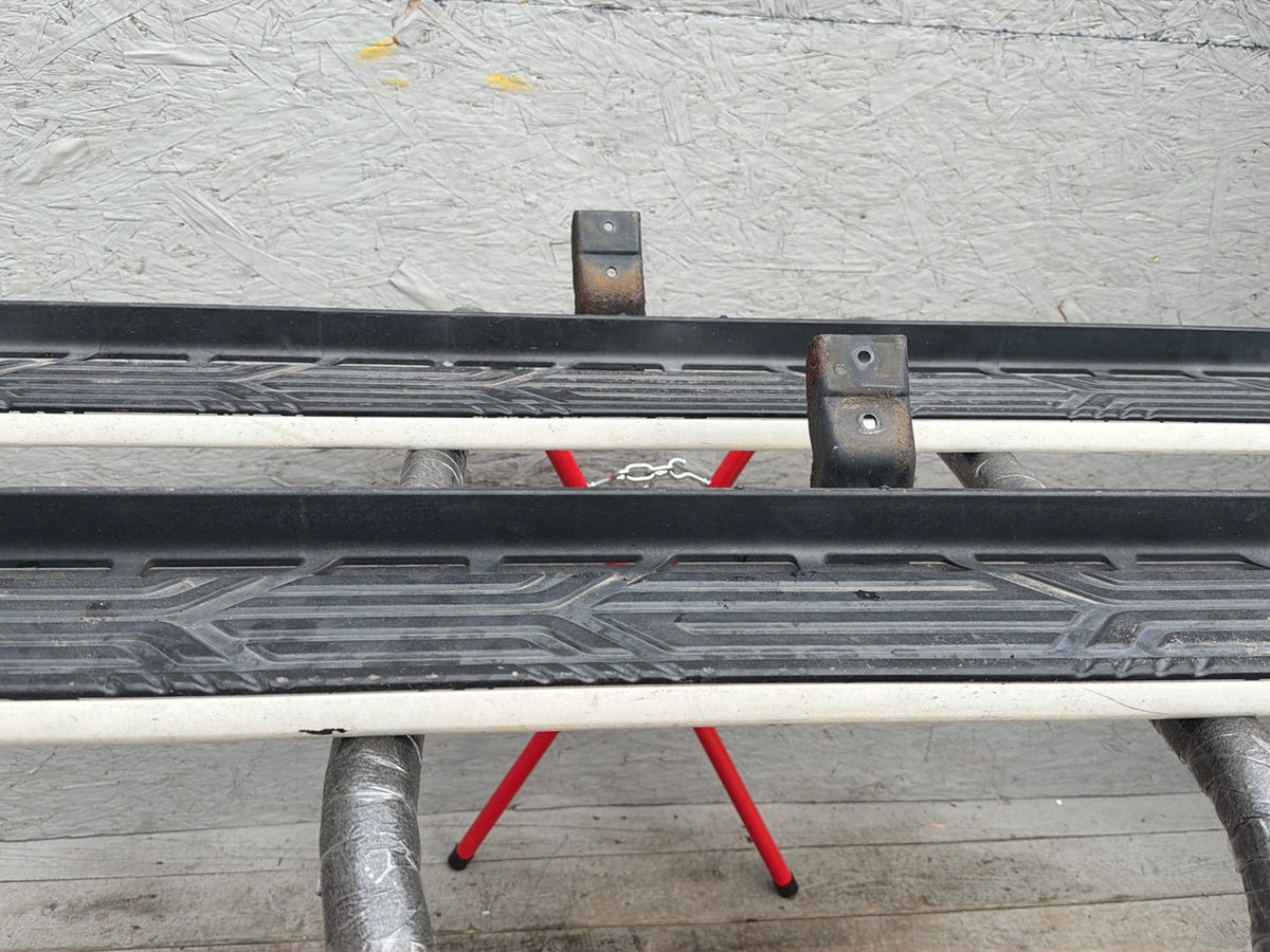 2011-2013 Infiniti QX56- Left/Right Side Skirt Running Board Step Plate Set OEM