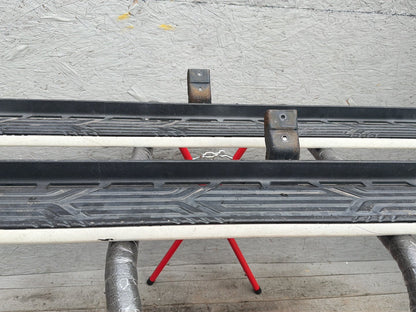 2011-2013 Infiniti QX56- Left/Right Side Skirt Running Board Step Plate Set OEM