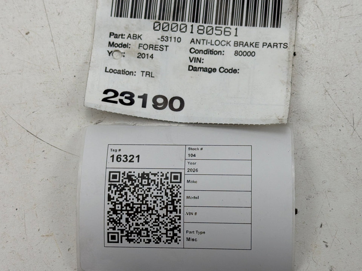2014-2015 Subaru Forester Anti-Lock Brake ABS Pump Modulator Assembly OEM