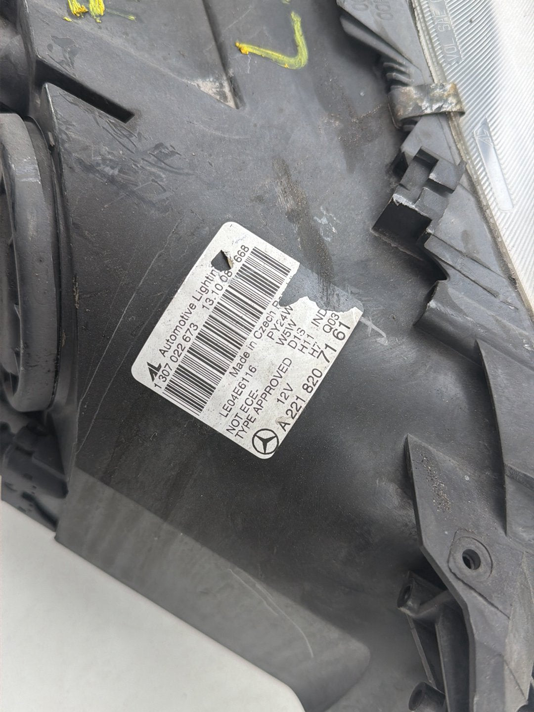 2007-2009 Mercedes-Benz S500 S550 W221-Left Driver Side Headlight 2218207161 OEM