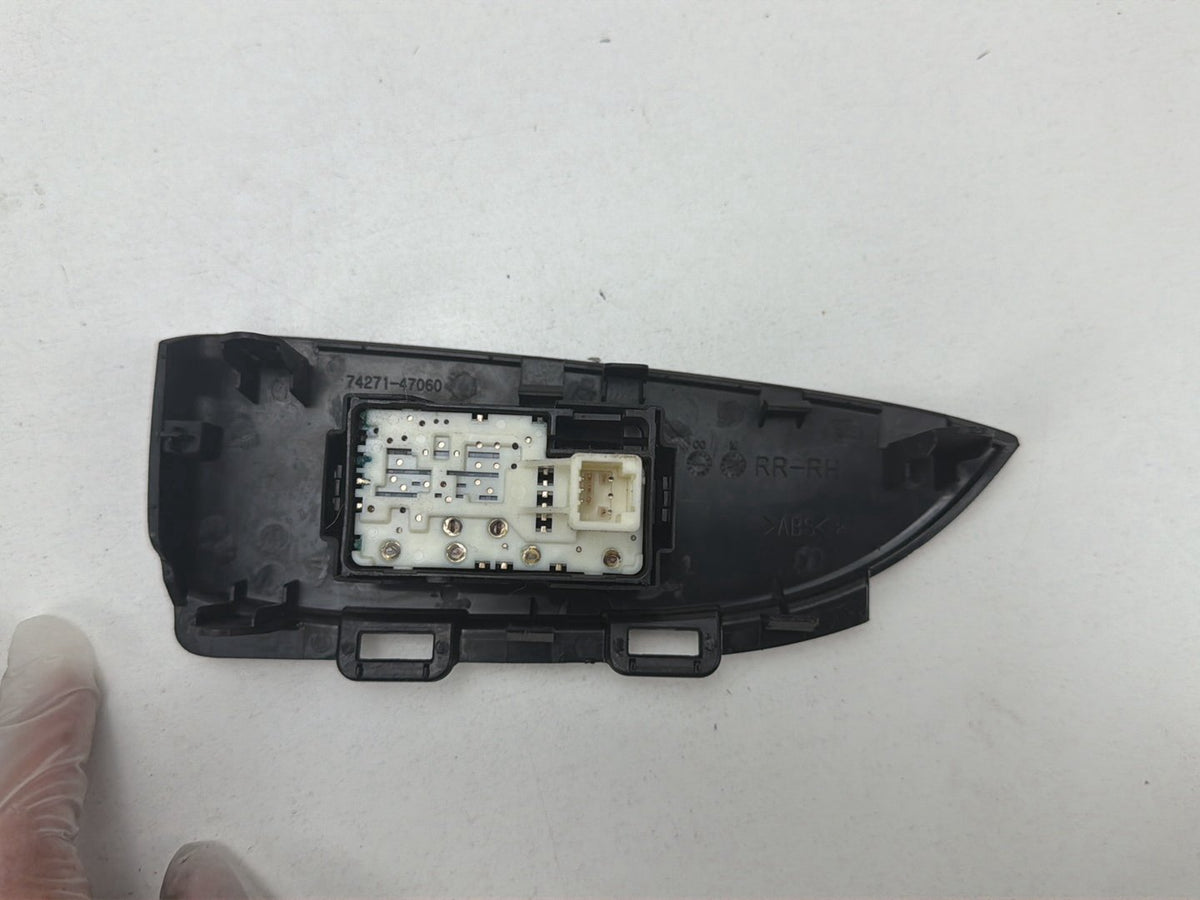 2010-2015 Toyota Prius Rear Right Passenger Side Door Window Switch Bezel OEM