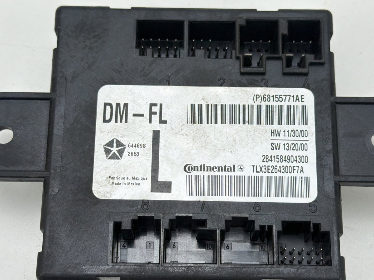2014-2021 Jeep Grand Cherokee Front Left Side Door Control Module 68155771AE OEM