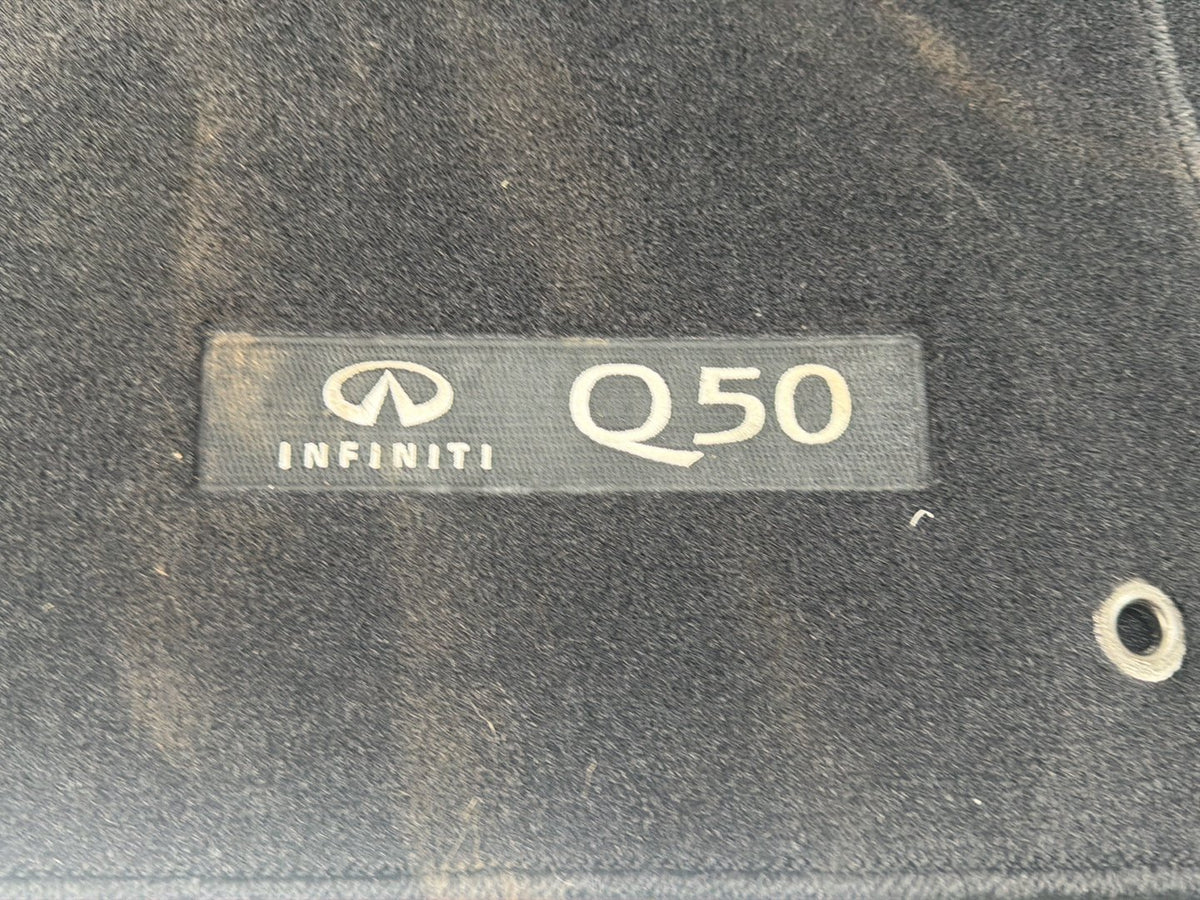 2014-2023 Infiniti Q50 Carpet Floor Mats Set Front Rear OEM
