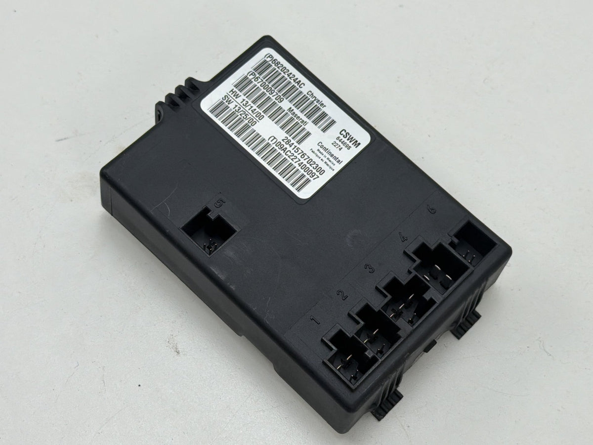 2014-2017 Maserati Quattroporte Front Right Side Power Seat Control Module OEM