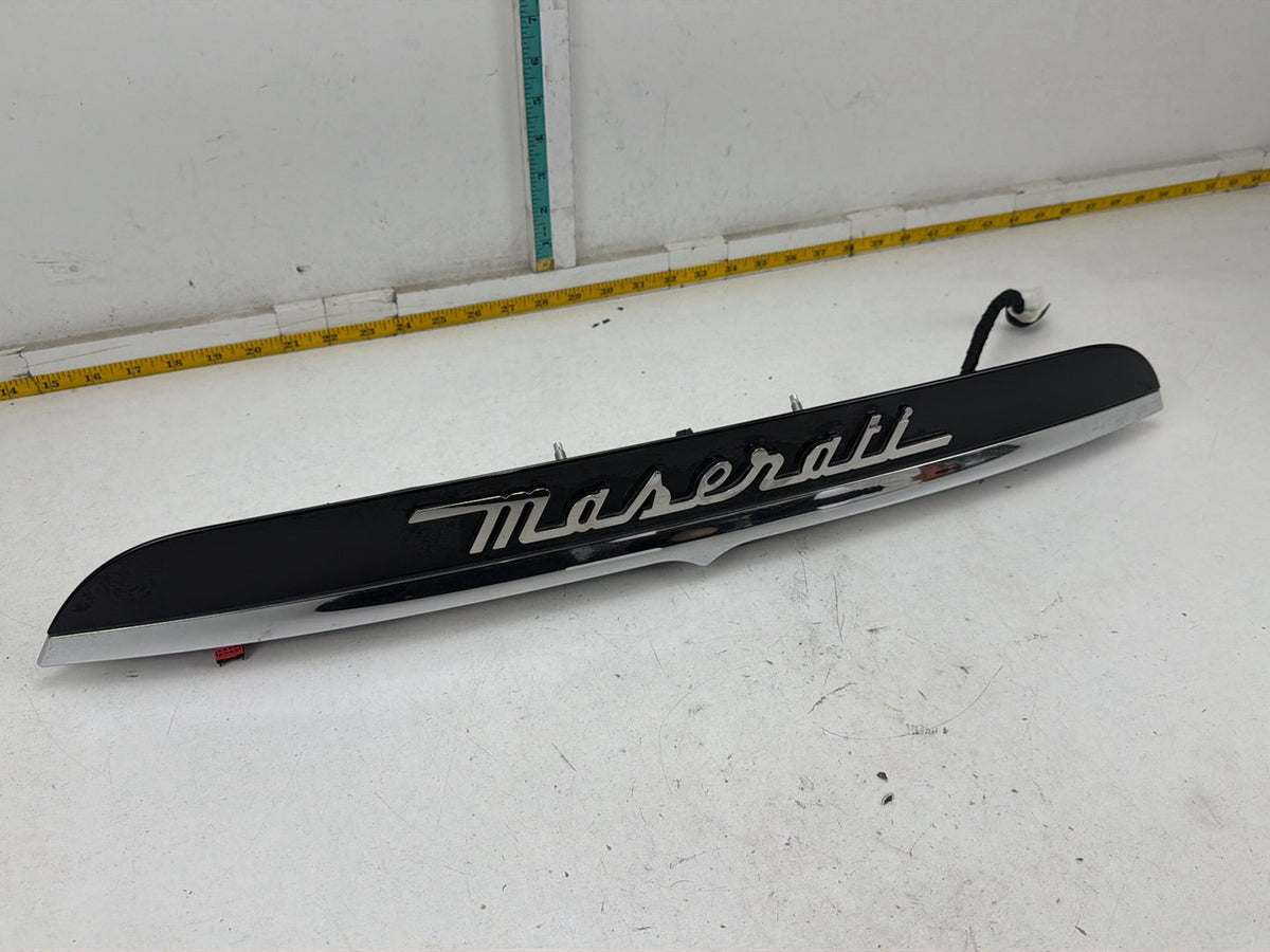 2014-2017 Maserati Ghibli Trunk Lid Moulding Trim Panel 670071822 OEM