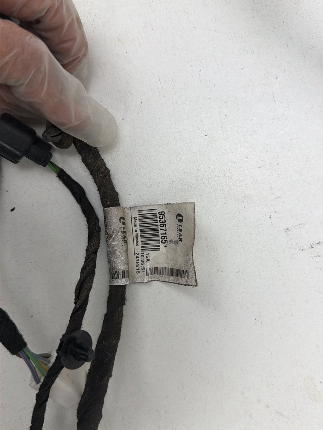 2012-2016 Chevrolet Sonic RS Rear Right Door Wiring Harness Cable OEM