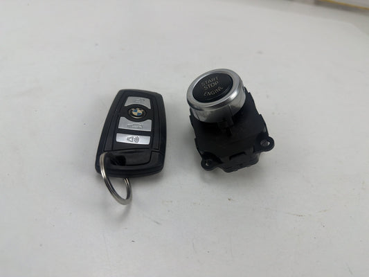 2011-2016 BMW 550i xDrive Ignition Start Stop Button Switch With Key Fob OEM
