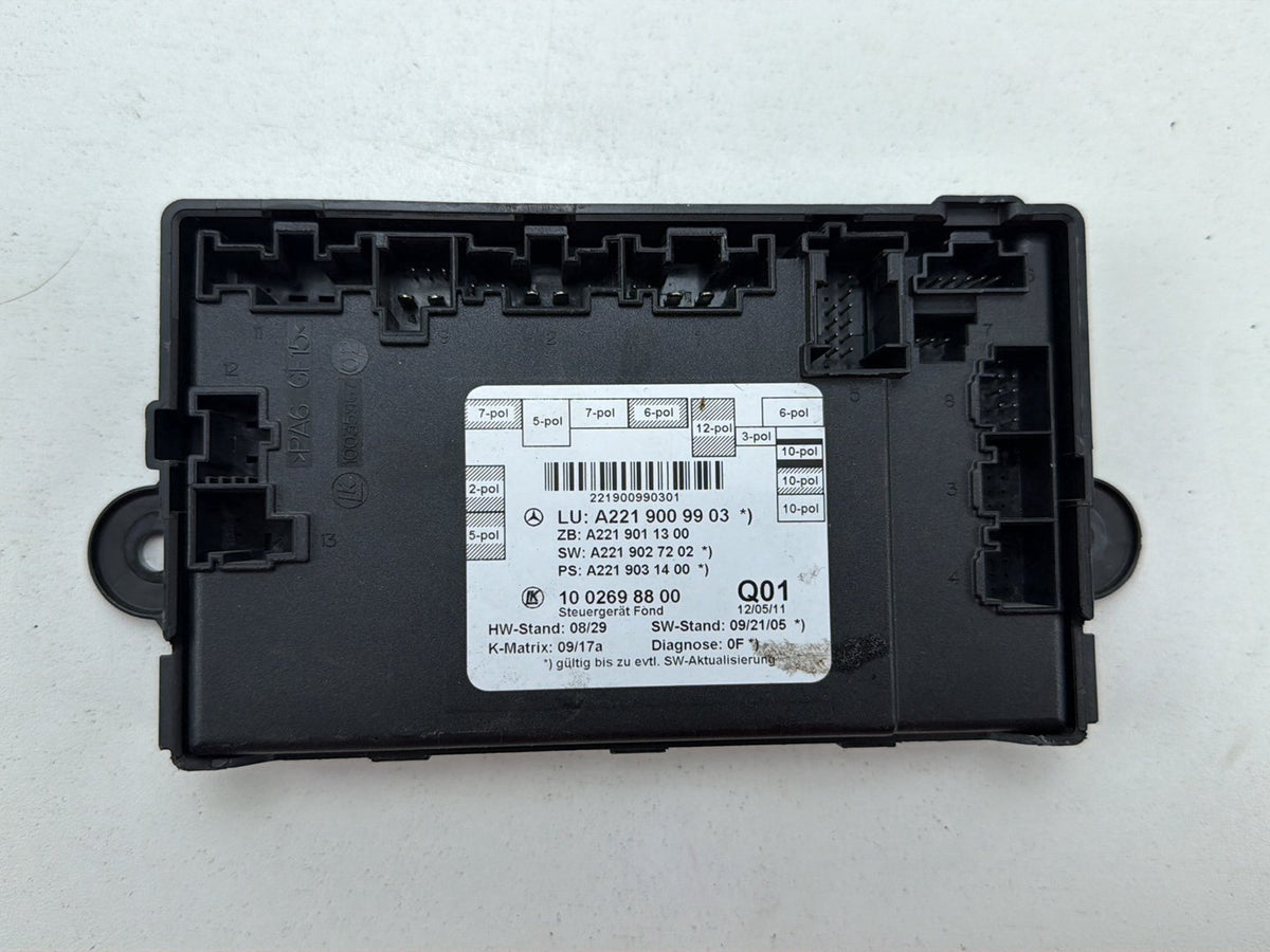 2007-2013 Mercedes-Benz S-Class W221 Front Right Door Control Module Unit OEM