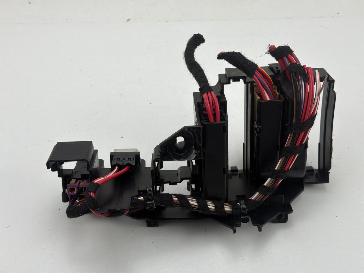 2013-2017 Audi Q5 Rear Right Trunk Cavity Fuse Box Relay Panel Carrier OEM