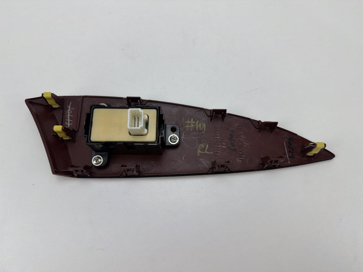2007-2012 Lexus ES350 V40-Rear Left Driver Door Window Switch 74272-33260 OEM