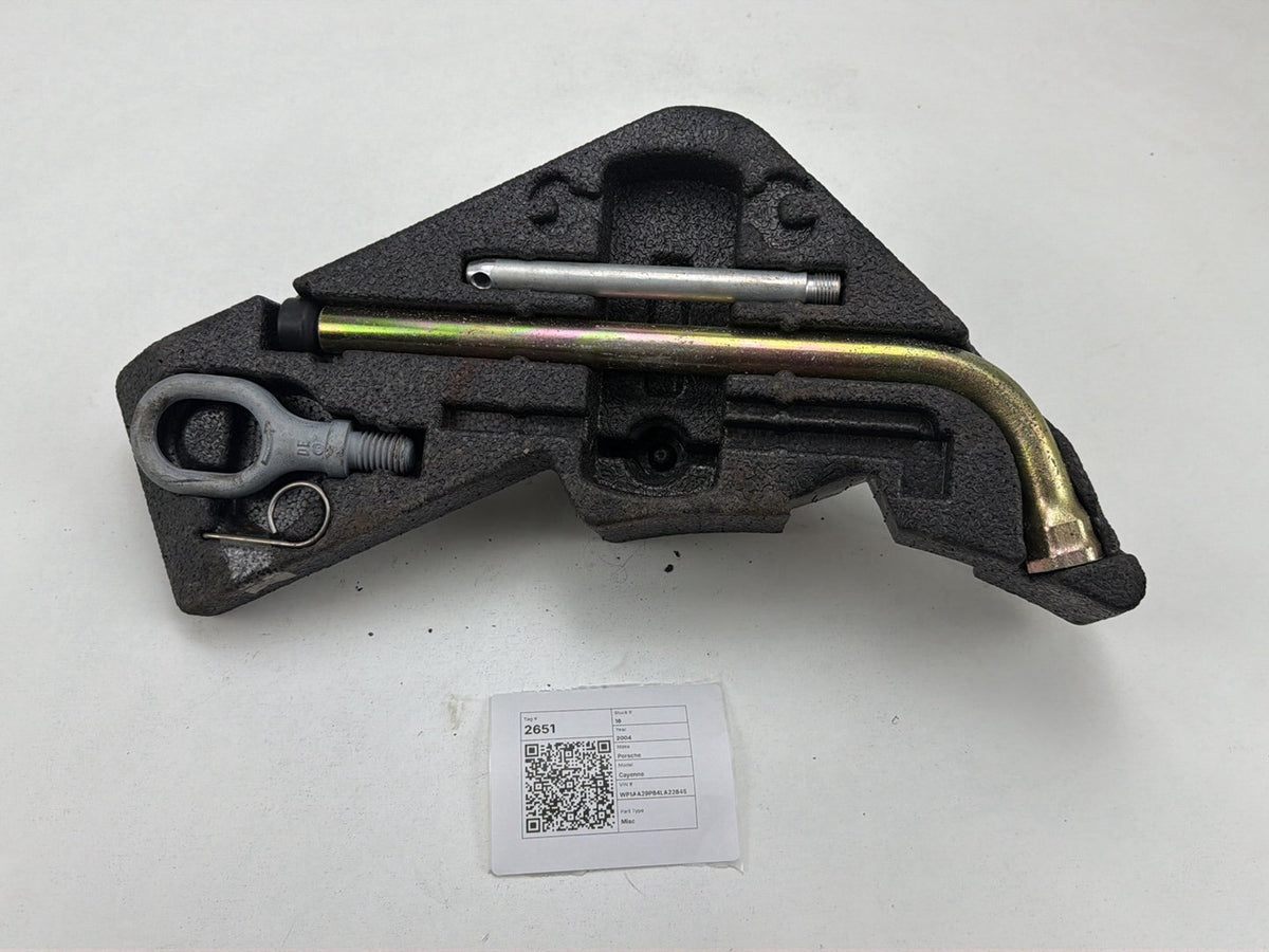 2003-2006 Porsche Cayenne Spare Tire Jack/Tool Kit 7L0012113 OEM