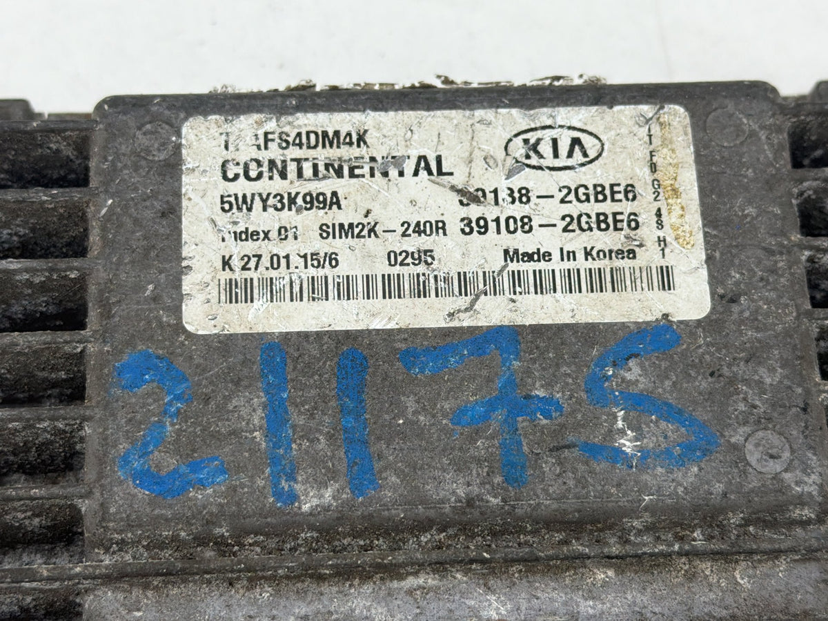 2014-2015 Kia Optima Engine Computer Control Module Unit ECU 39138-2GBE6 OEM