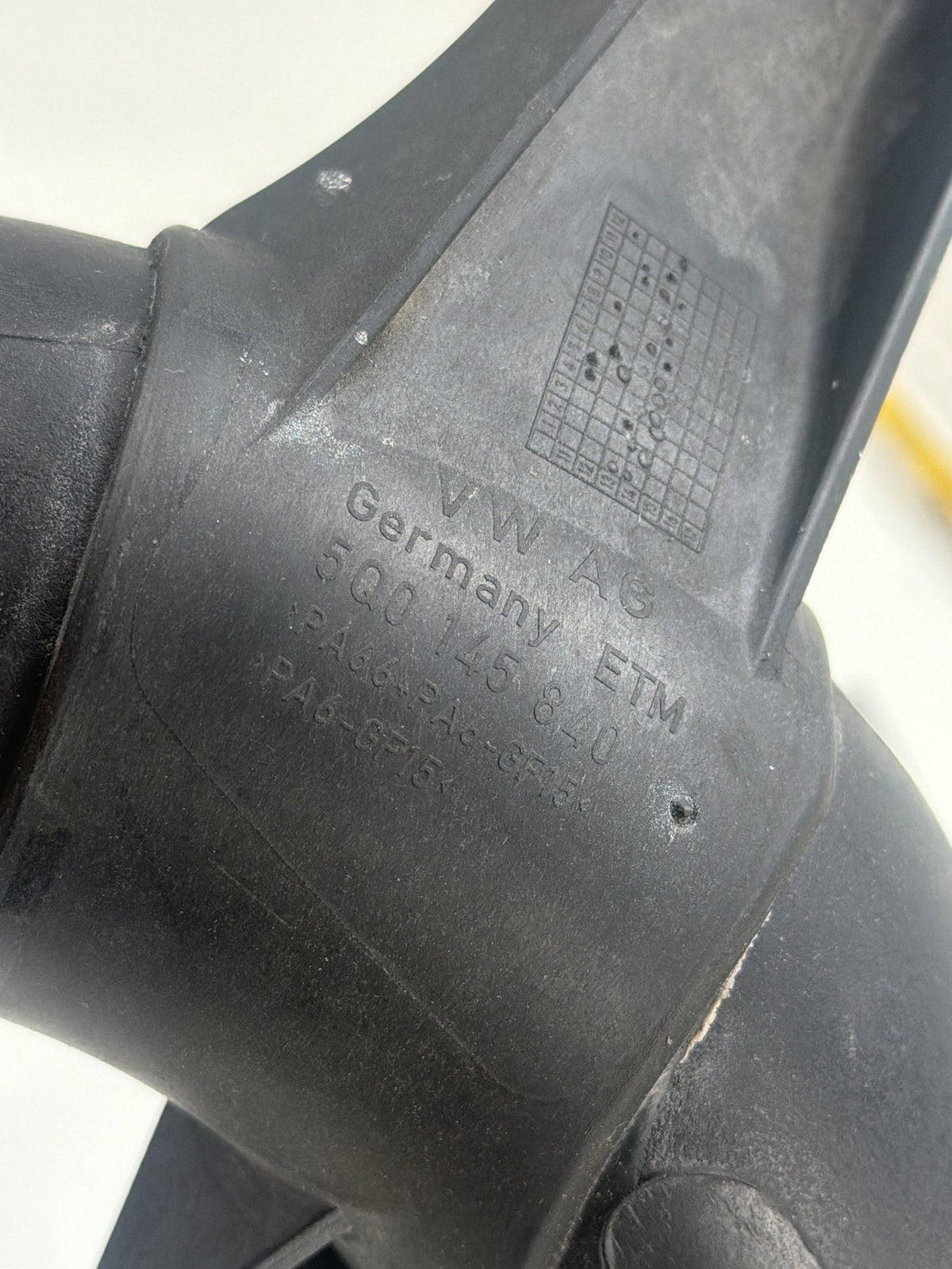 2015-2019 Volkswagen Golf R Air Pressure Pipe - Coolant Hose 5Q0 145 840 OEM