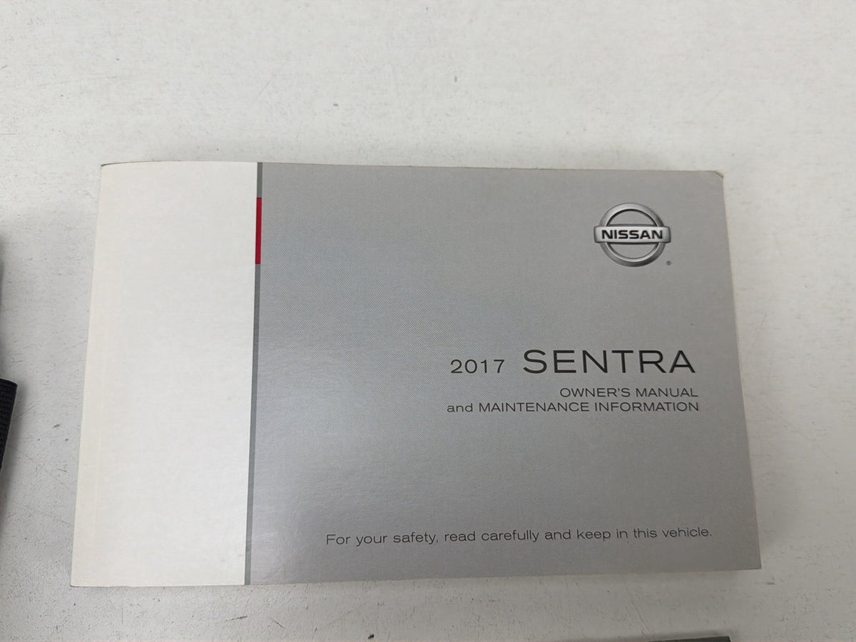 2017 Nissan Sentra Owner's Manual Guide Book Set w/ Case OEM