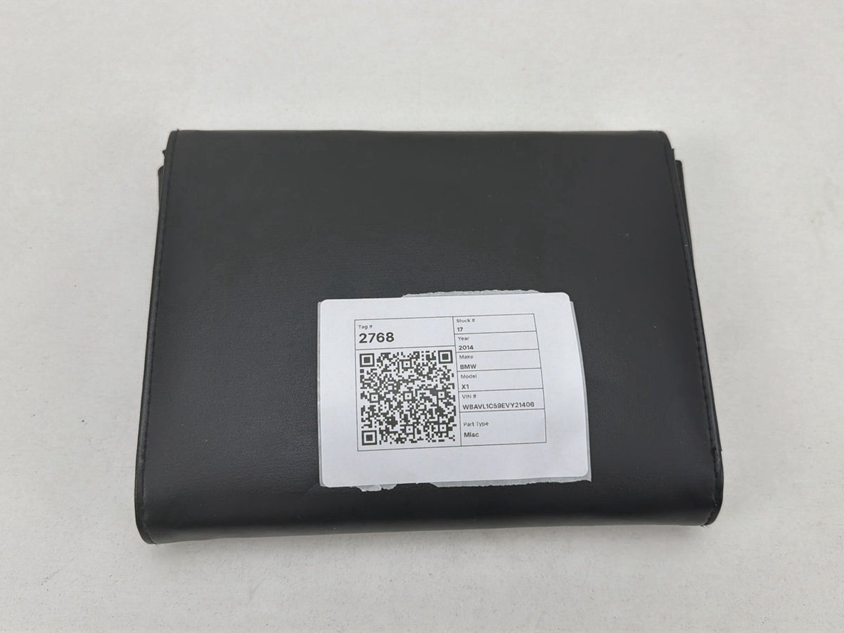 2013-2015 BMW X1 E84-Owners Manual With Case OEM