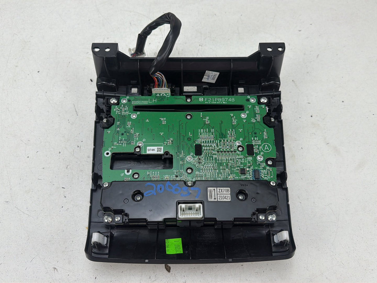2009-2011 - Nissan Maxima Radio Audio AC Climate Control Panel ZX70B-210421 OEM