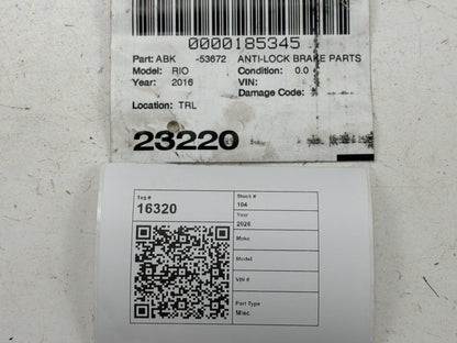 2015-2017 Kia Rio Anti-Lock Brake ABS Pump Modulator Module Unit 58920-1W470 OEM