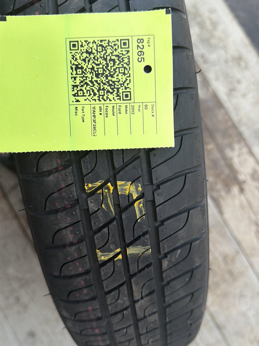 2012-2018 Ford Focus MK2- Emmergency Spare Tire Wheel Rim T125/80R16 OEM