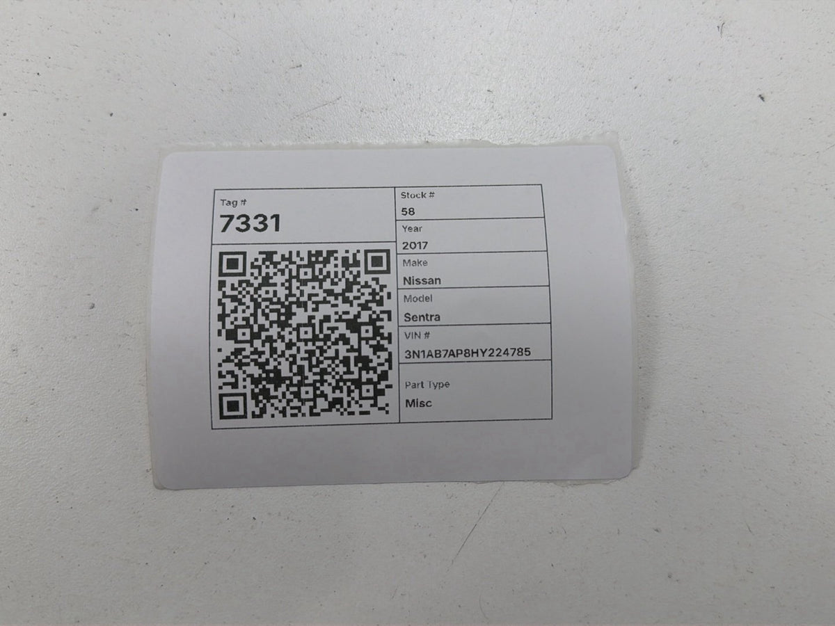 2013-2019 Nissan Sentra Right Rear Door Interior Handle OEM