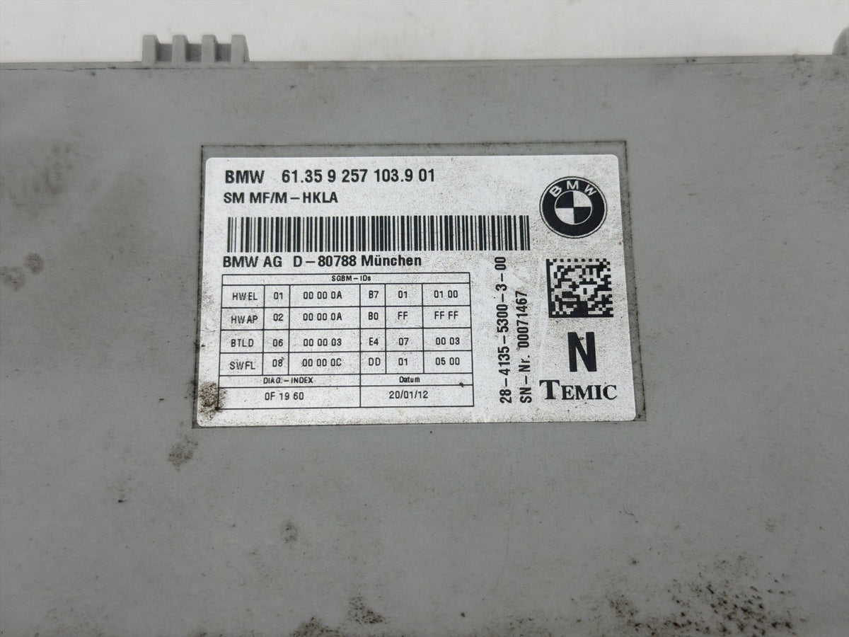 2011-2016 BMW 550i xDrive Front Left Driver Side Seat Memory Control Module OEM