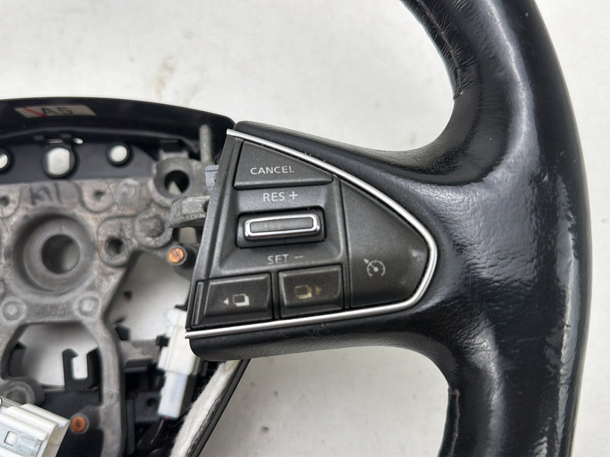 2014-2021 Infiniti Q50 Leather Steering Wheel Controls Switches OEM