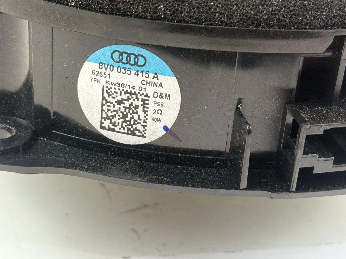 2015 Audi A3 Front Left & Right Side Door Audio Sound Loud Speaker Set of 2 OEM
