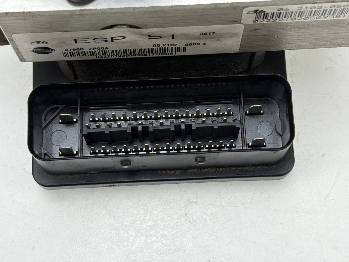 2005-2008 Nissan Pathfinder 4x4 ABS Pump Control Module Unit 47660-ZP00A OEM