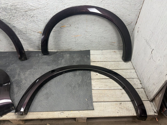 2011-2013 Infiniti QX56 Wheel Arch Fender Flare Trim Molding Set of 4 OEM
