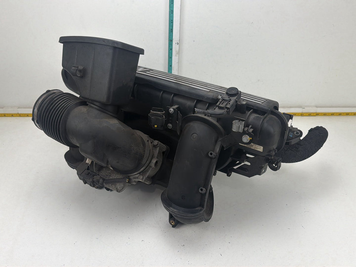 2008-2010 BMW 528i E60 Engine Air Intake Manifold w/ Throttle Body 754802807 OEM
