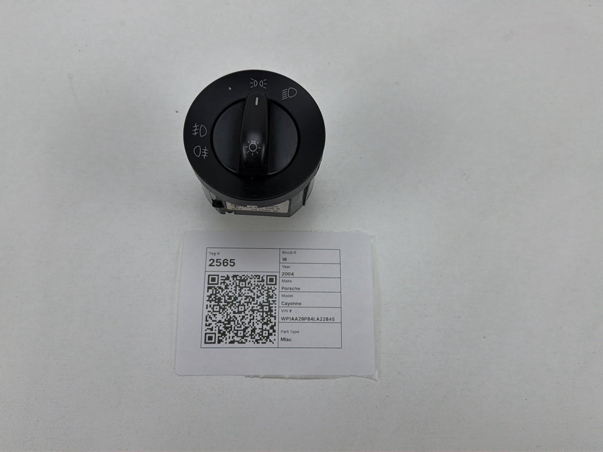 2003-2006 Porsche Cayenne Light Headlight Fog Switch 7L5941531B OEM