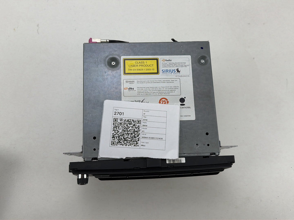 2010-2015 BMW X1 E84- Radio CD Player 928343001 OEM