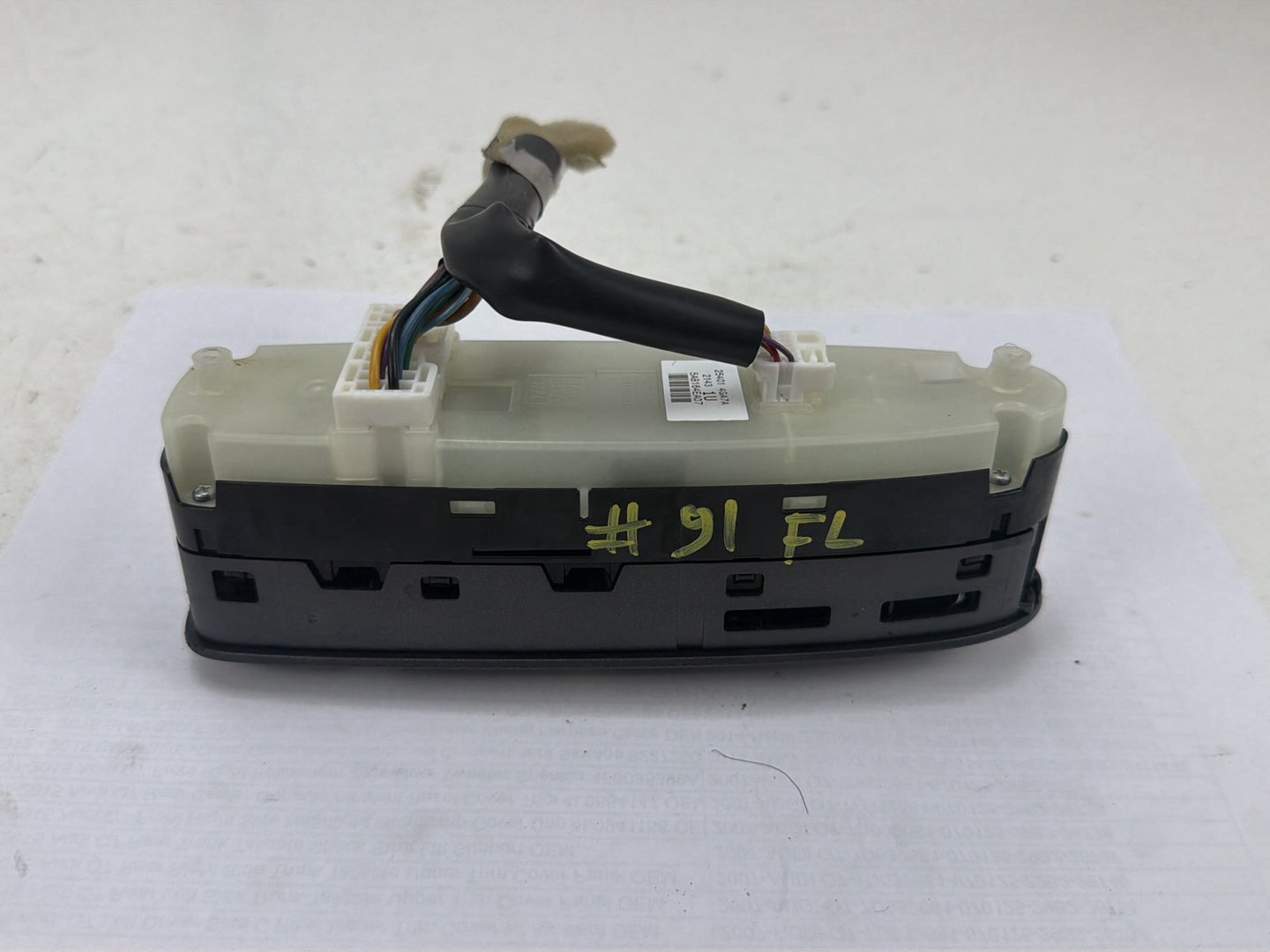 2014-2021 Infiniti Q50 Front Left Driver Side Master Window Control Switch OEM