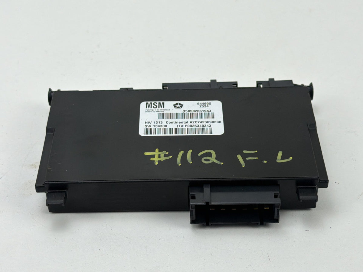 2014-2017 Maserati Quattroporte M156 Front Left Side Seat Control Module OEM