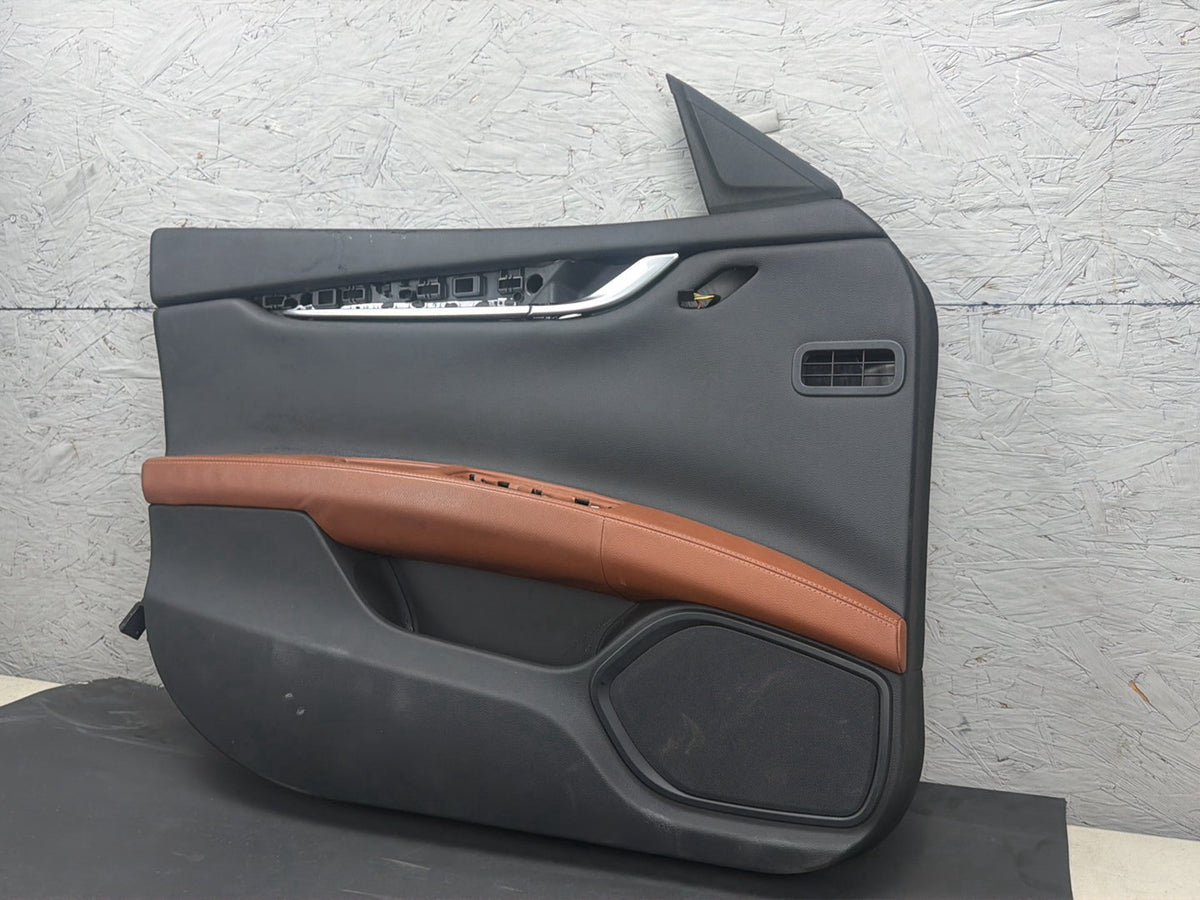 2014-2020 Maserati Ghibli Front Left Driver Side Interior Door Panel Trim OEM