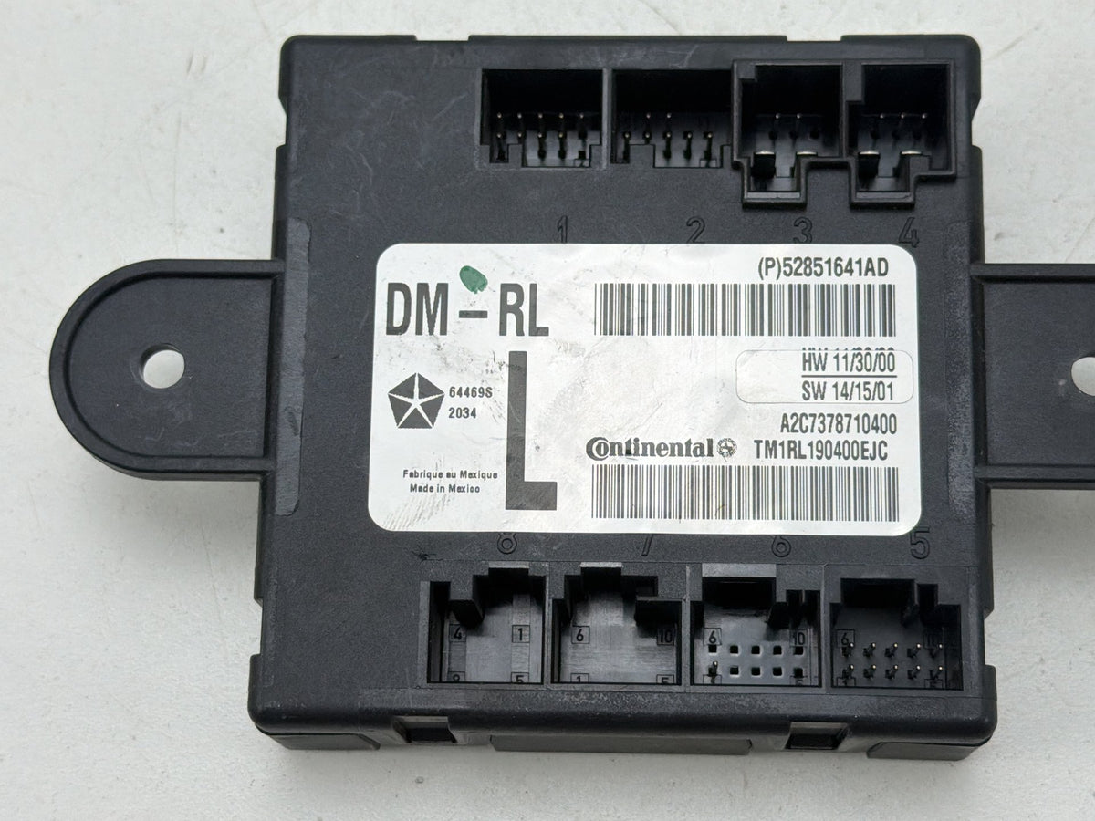 2014-2016 Maserati Ghibli III M157-Rear Left Door Control Module 52851641AD OEM