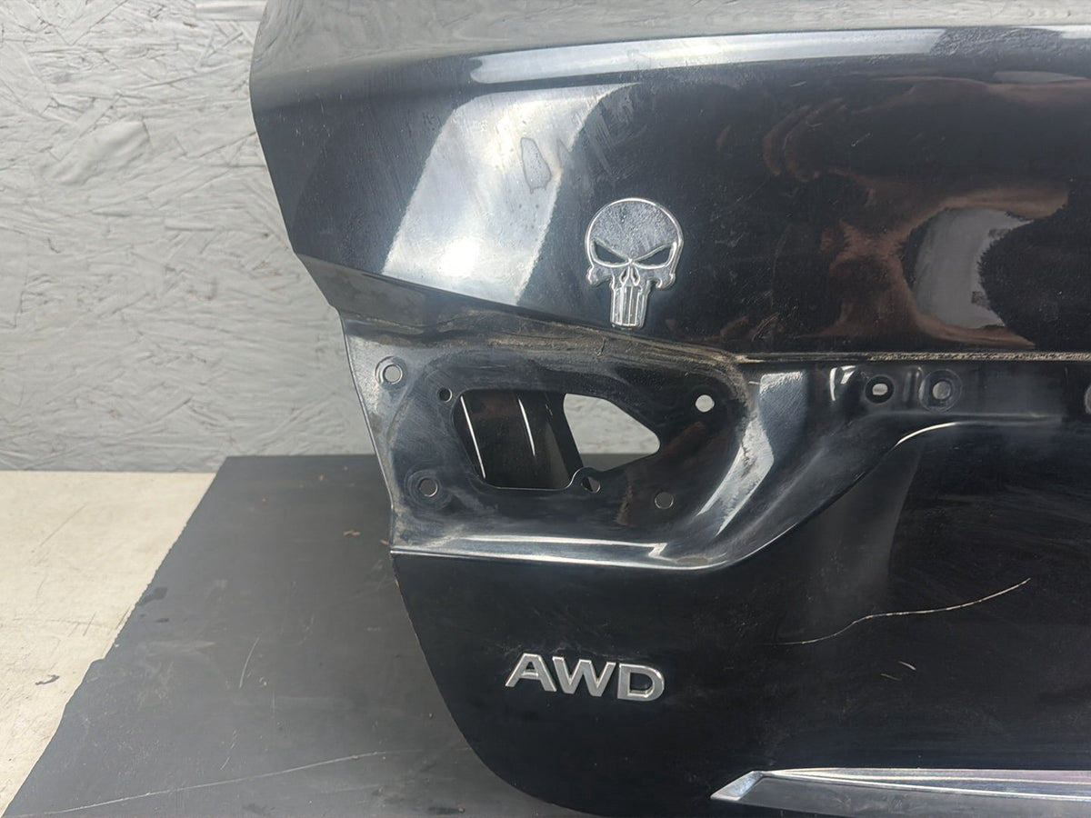 2014-2017 Infiniti Q50 Rear Trunk Lid Gate Hatch Shell Assembly AWD Black OEM