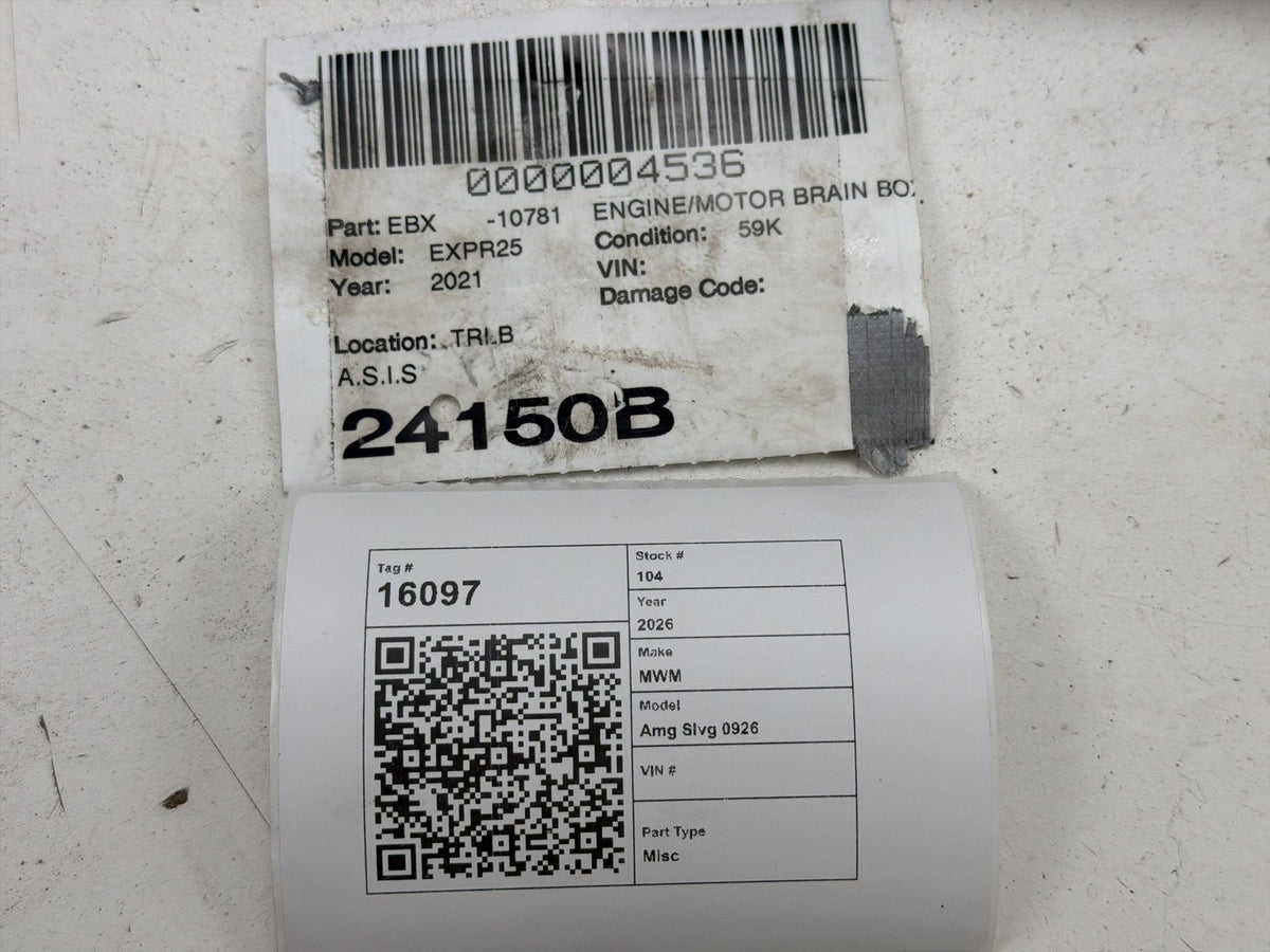2021 Chevrolet Express 2500 GMC Savana Engine Control Module ECU 12688930 OEM